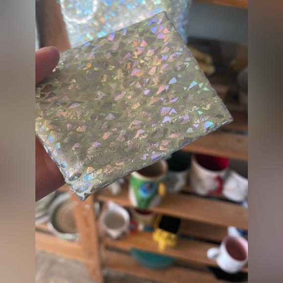 NWT Emily Hsu Designs Mint Mermaid Sneaker Length Leggings - Picture 11 of 13